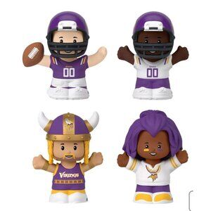 NEW Fisher-Price Little People Minnesota Vikings Four-Piece NFL Collector Set